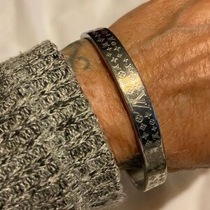 Unisex Monogram Cuff bracelet
